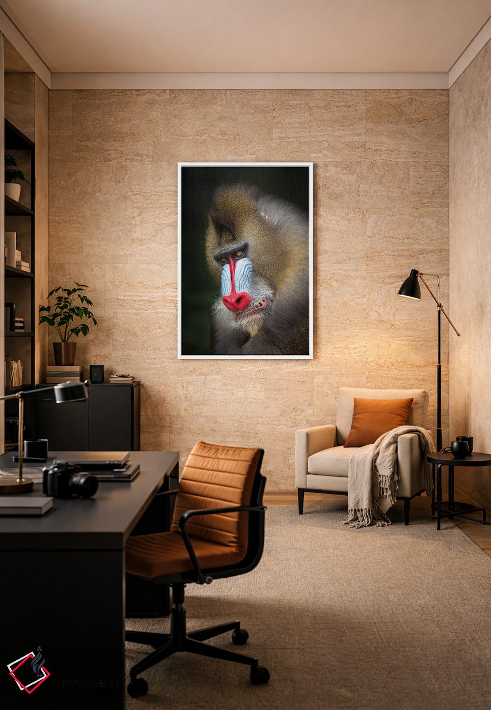 تابلو دکوراتیو غرش مندرل اثر موگنس تروله - D6W