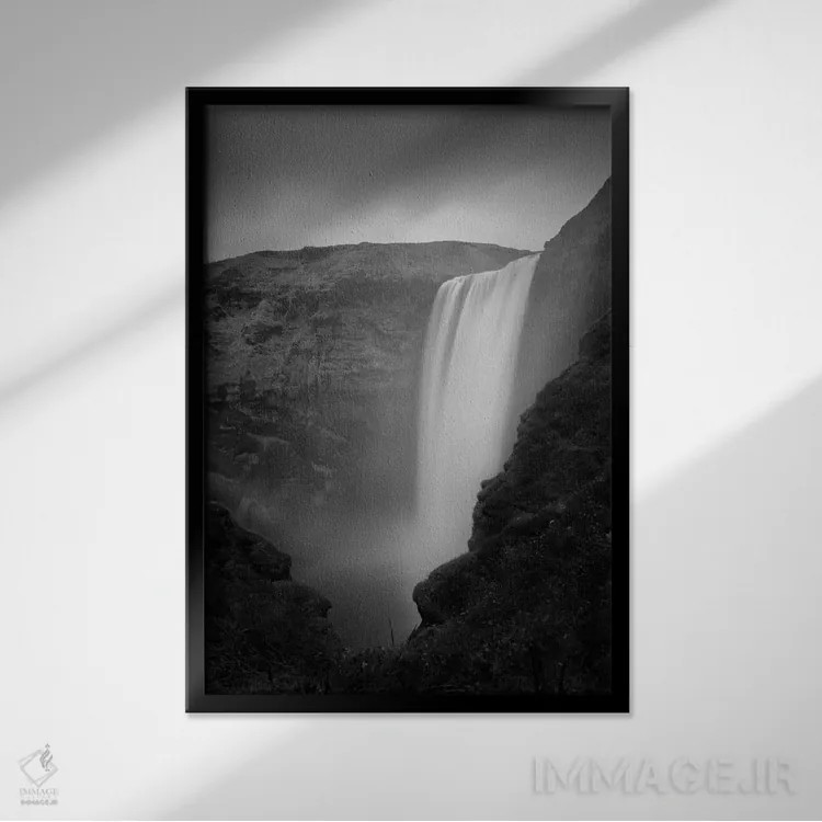 تابلو دکوراتیو اسکوگافوس شماره ۲ اثر موایسس لوی - نمای قابدار مشکی