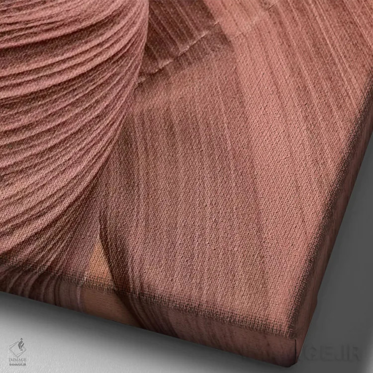 تابلو دکوراتیو مارپیچ پنج اثر موایسس لوی - نمای نزدیک بافت بوم