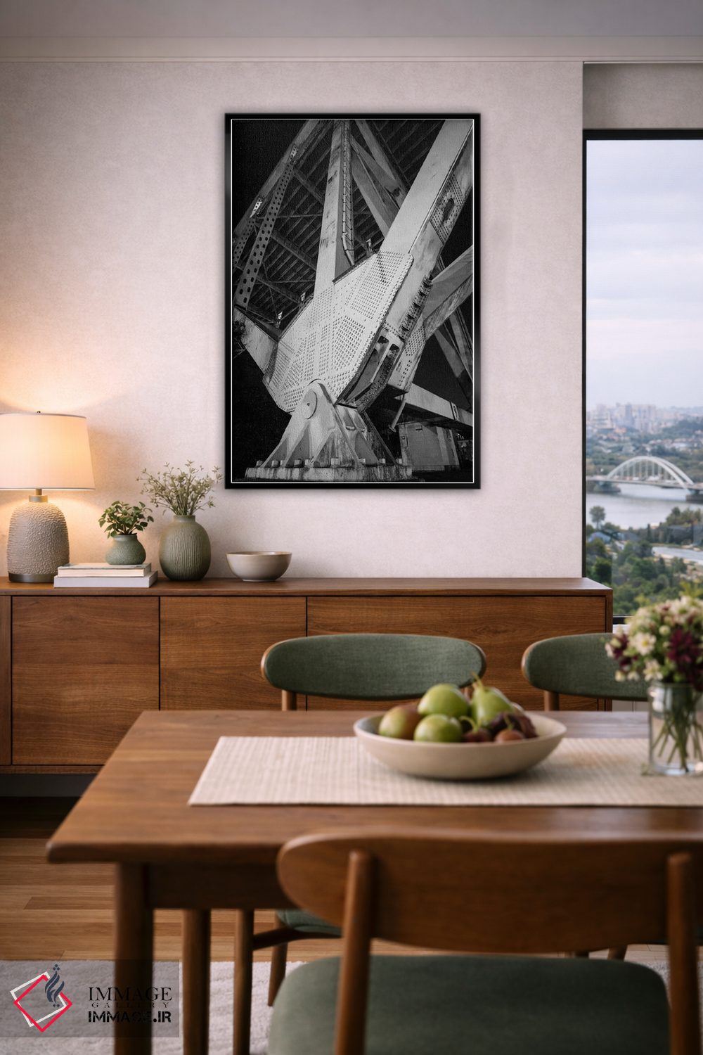 تابلو دکوراتیو شهر صنعتی شماره ۴ اثر موایسس لوی - D6B