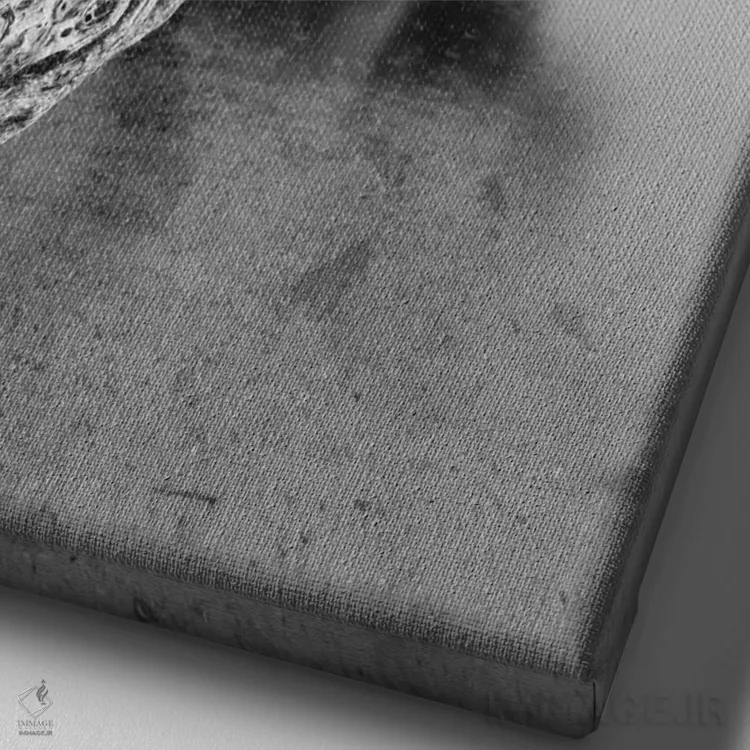 تابلو دکوراتیو درخت آب پنج اثر موایسس لوی - نمای نزدیک بافت بوم