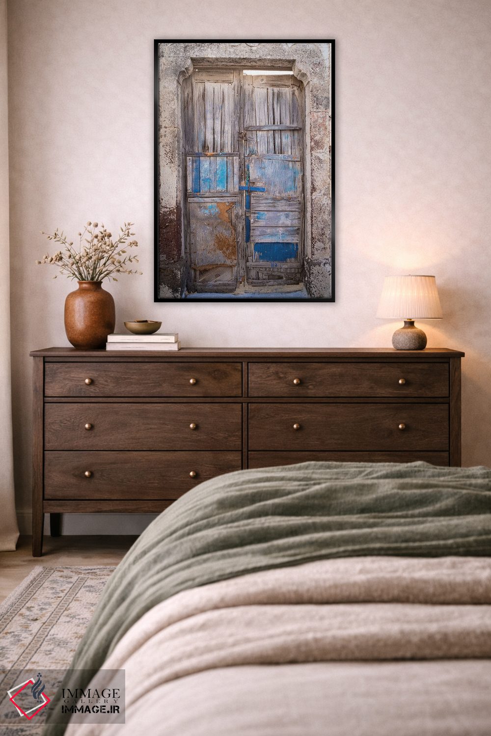 تابلو دکوراتیو در آبی اثر موایسس لوی - D4B