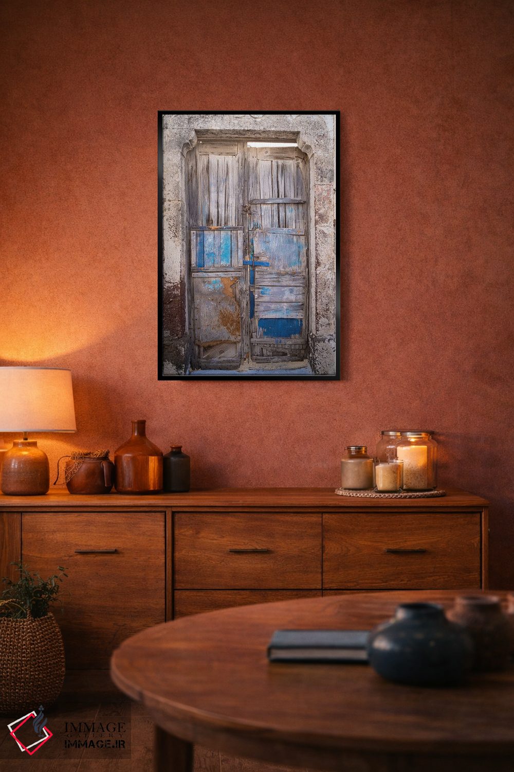 تابلو دکوراتیو در آبی اثر موایسس لوی - D5B