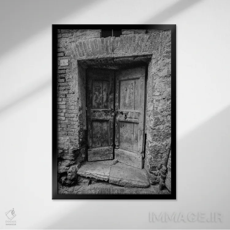 تابلو دکوراتیو در سیه نا اثر موایسس لوی - نمای قابدار مشکی