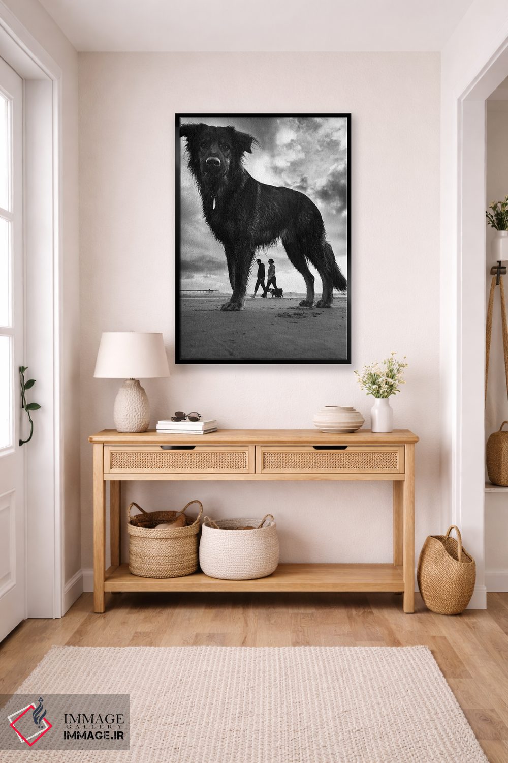 تابلو دکوراتیو سگ ها شماره ۲ اثر موایسس لوی - D5B