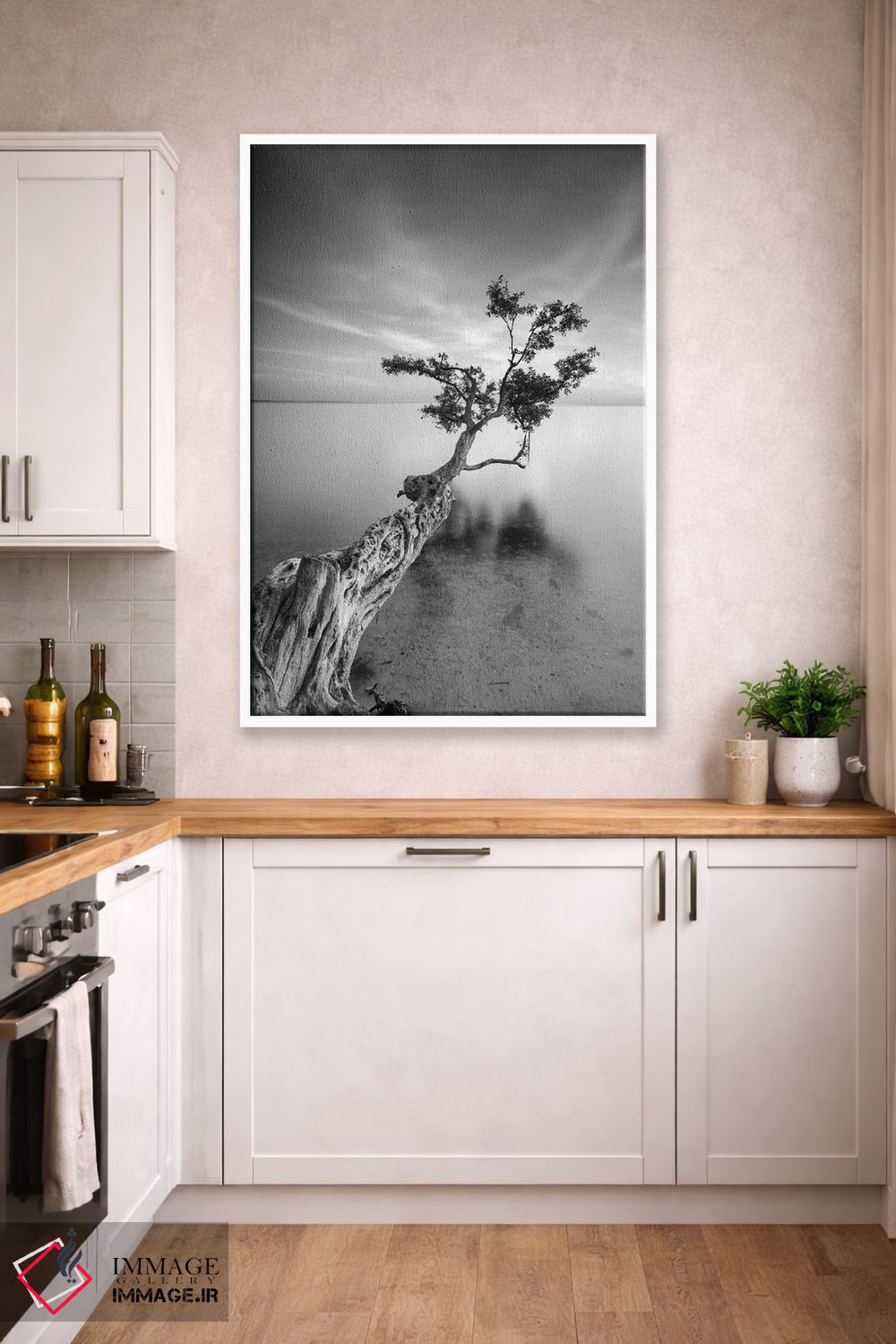 تابلو دکوراتیو درخت آب پنج اثر موایسس لوی - D3W