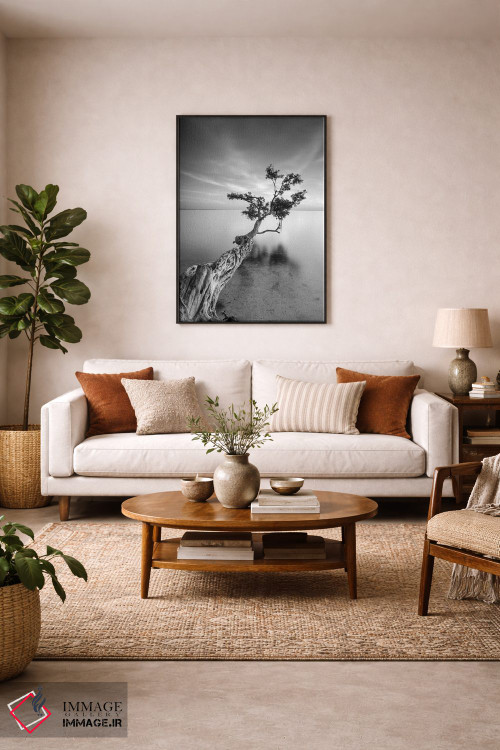 تابلو دکوراتیو درخت آب پنج اثر موایسس لوی - D5B