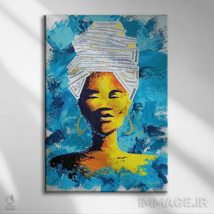 تابلو دکوراتیو دوکو اثر مورگان اورتون - نمای روبهرو روی دیوار