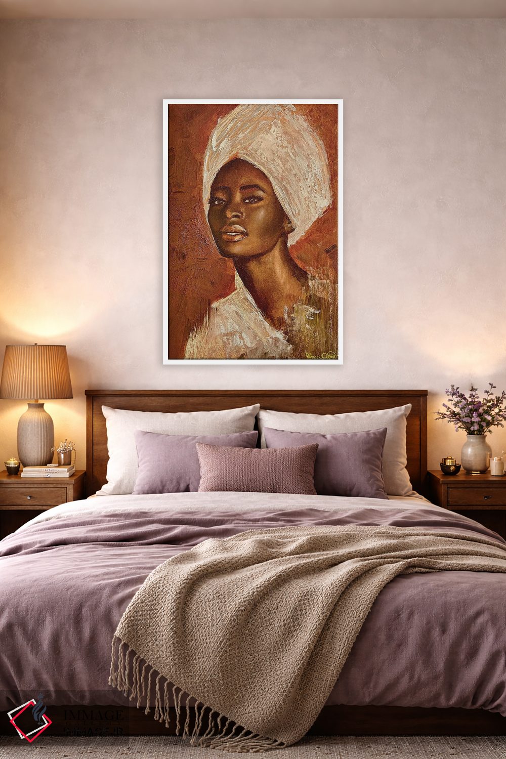 تابلو دکوراتیو سیه نا اثر مورگان اورتون - D2W