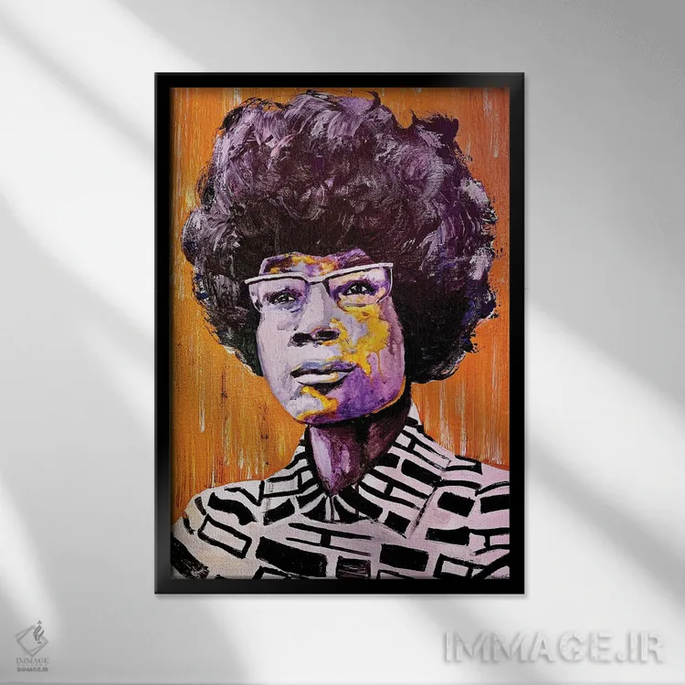 تابلو دکوراتیو چیژولم اثر مورگان اورتون - نمای قابدار مشکی