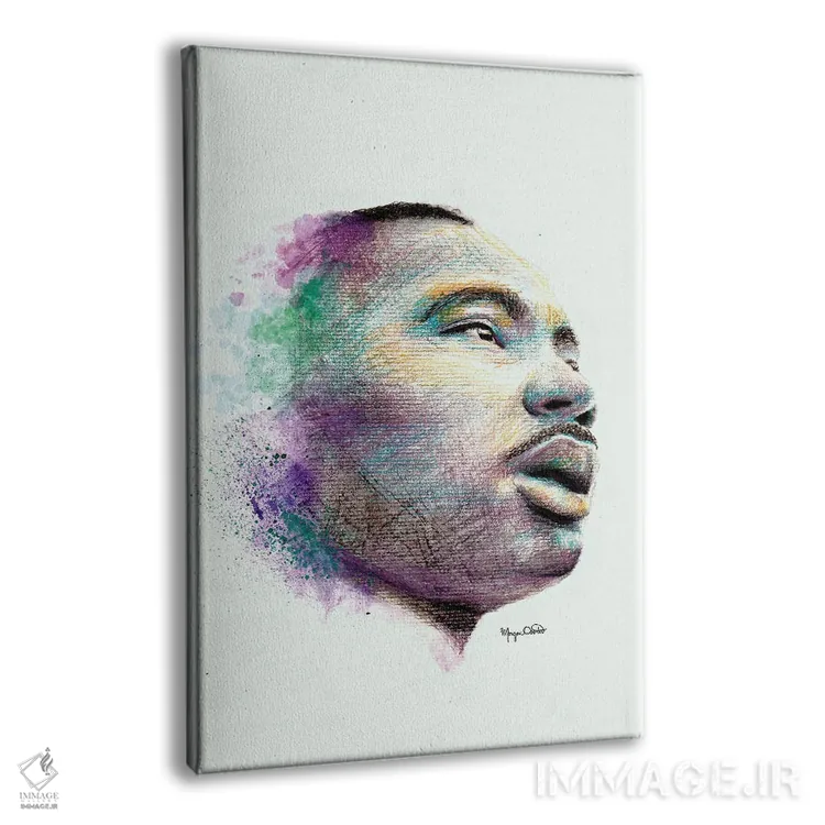 تابلو دکوراتیو شاه اثر مورگان اورتون - نمای پرسپکتیو محصول