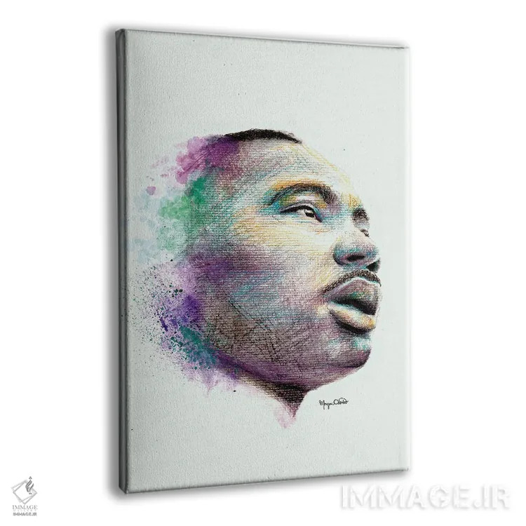 تابلو دکوراتیو شاه اثر مورگان اورتون - نمای پرسپکتیو محصول