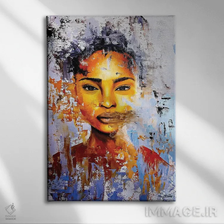 تابلو دکوراتیو پدیدار شدن اثر مورگان اورتون - نمای روبهرو روی دیوار