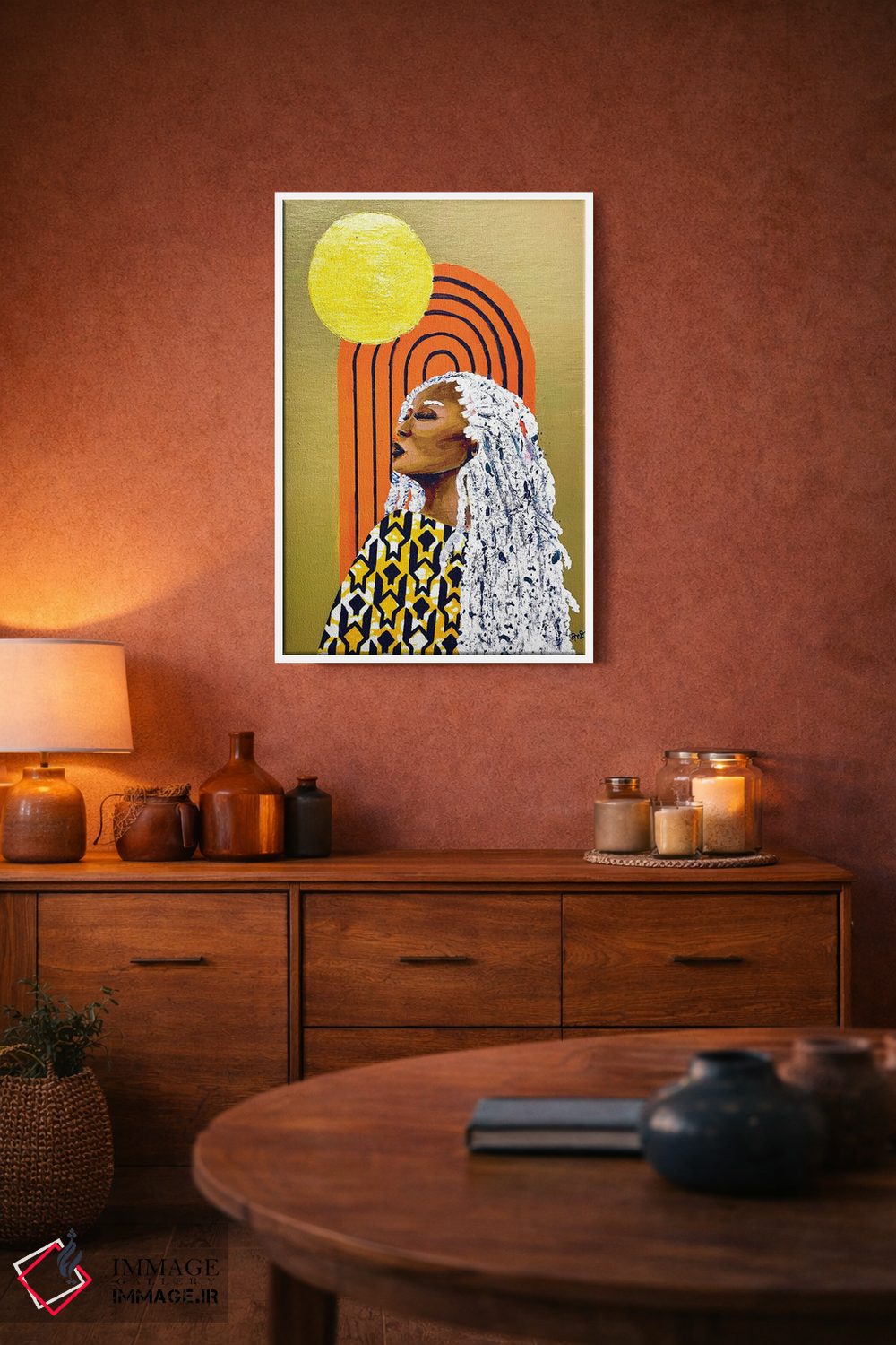 تابلو دکوراتیو در افق اثر مورگان اورتون - D4W