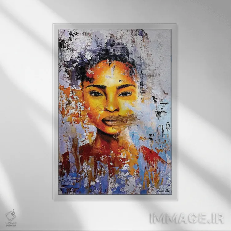 تابلو دکوراتیو پدیدار شدن اثر مورگان اورتون - نمای قابدار سفید