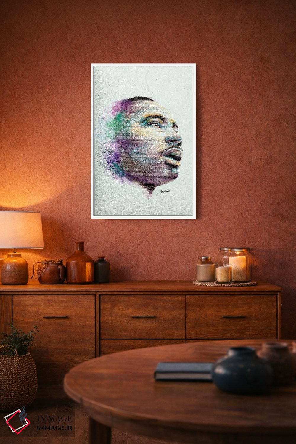 تابلو دکوراتیو شاه اثر مورگان اورتون - D2W