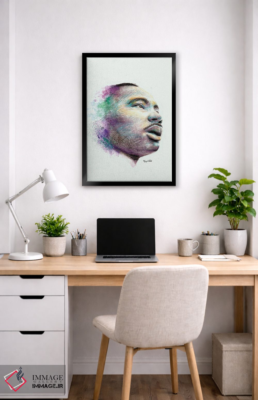 تابلو دکوراتیو شاه اثر مورگان اورتون - D5B