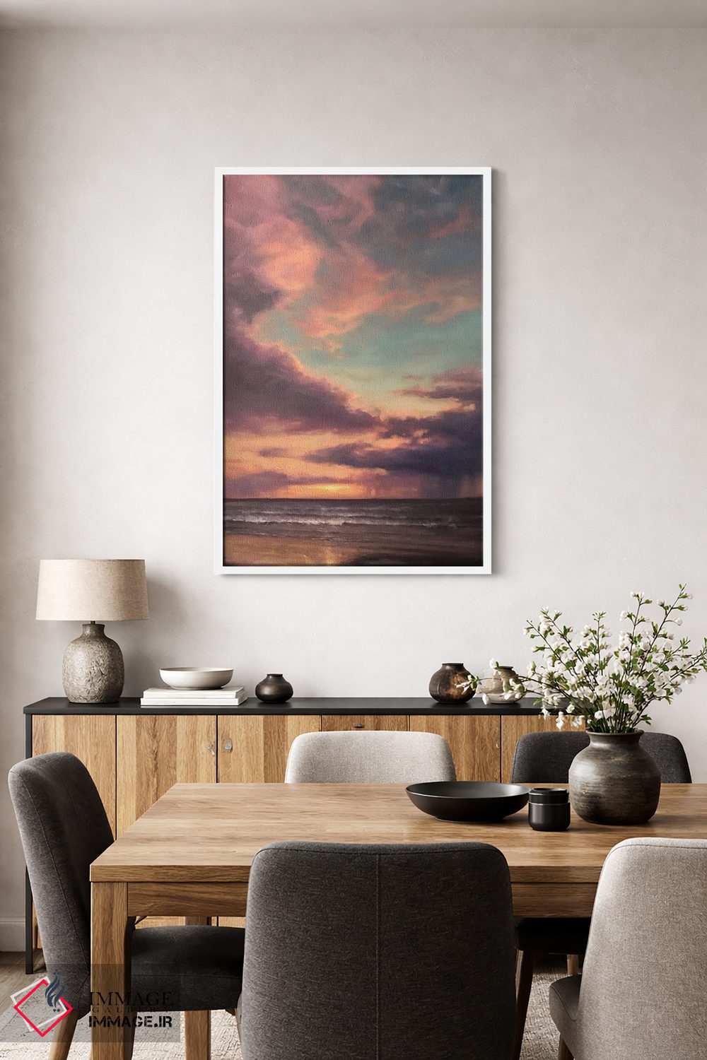 تابلو دکوراتیو مد طوفانی اثر مایکل اورویک - D3W