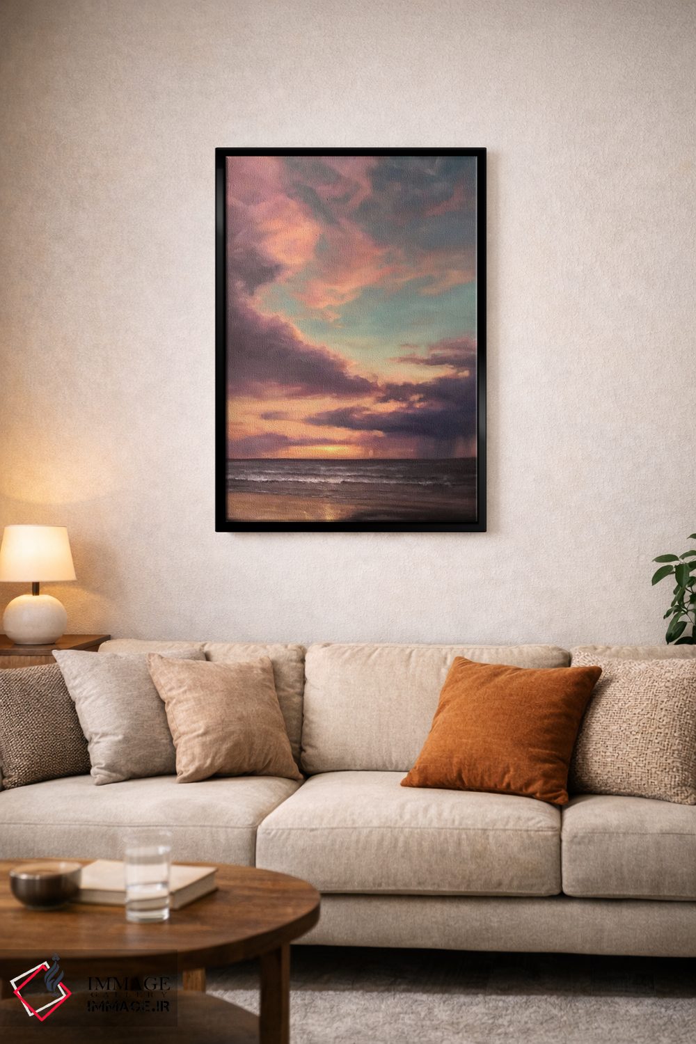 تابلو دکوراتیو مد طوفانی اثر مایکل اورویک - D5B