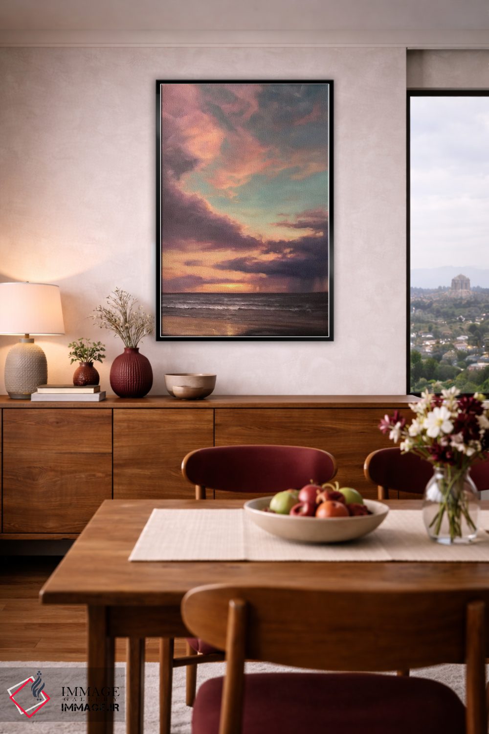 تابلو دکوراتیو مد طوفانی اثر مایکل اورویک - D6B