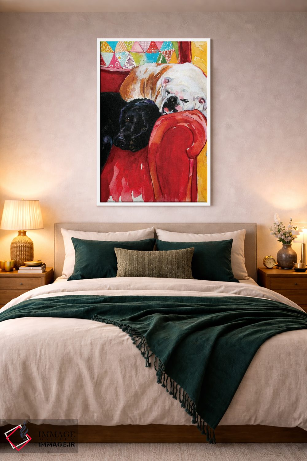 تابلو دکوراتیو اتوبوس دوطبقه اثر مولی ای. پول - D3W