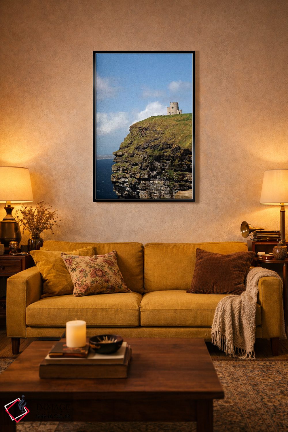 تابلو دکوراتیو صخره های تماشایی موهر و برج اوبراین اثر مریلین پارور - D4B