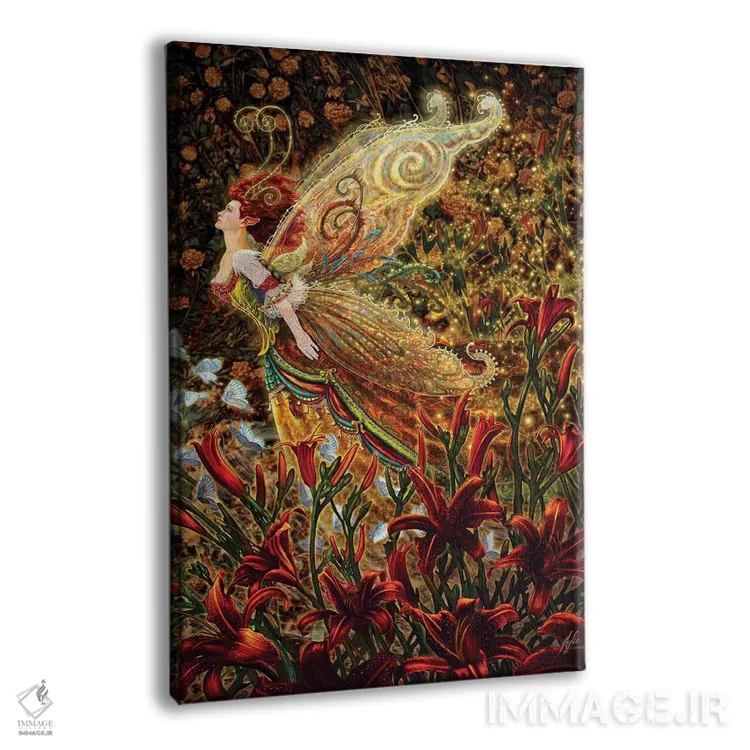 تابلو دکوراتیو سوسن اثر مایلز پینکنی - نمای پرسپکتیو محصول