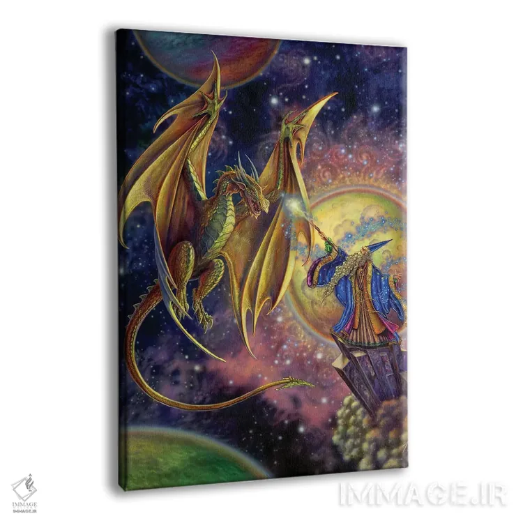 تابلو دکوراتیو جادو اثر مایلز پینکنی - نمای پرسپکتیو محصول