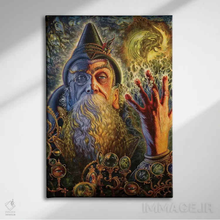 تابلو دکوراتیو غیب گو اثر مایلز پینکنی - نمای روبهرو روی دیوار