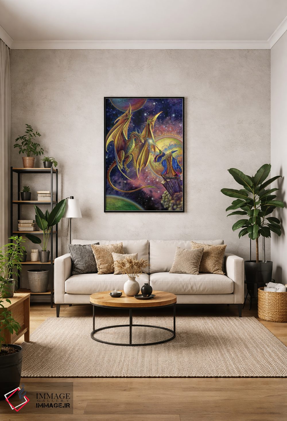 تابلو دکوراتیو جادو اثر مایلز پینکنی - D1B