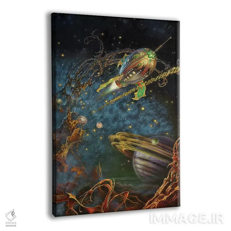 تابلو دکوراتیو طاق نما اثر مایلز پینکنی - نمای پرسپکتیو محصول