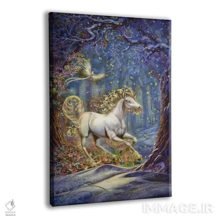 تابلو دکوراتیو تک شاخ اثر مایلز پینکنی - نمای پرسپکتیو محصول