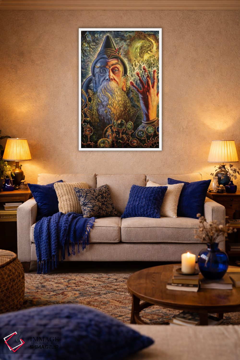 تابلو دکوراتیو غیب گو اثر مایلز پینکنی - D2W