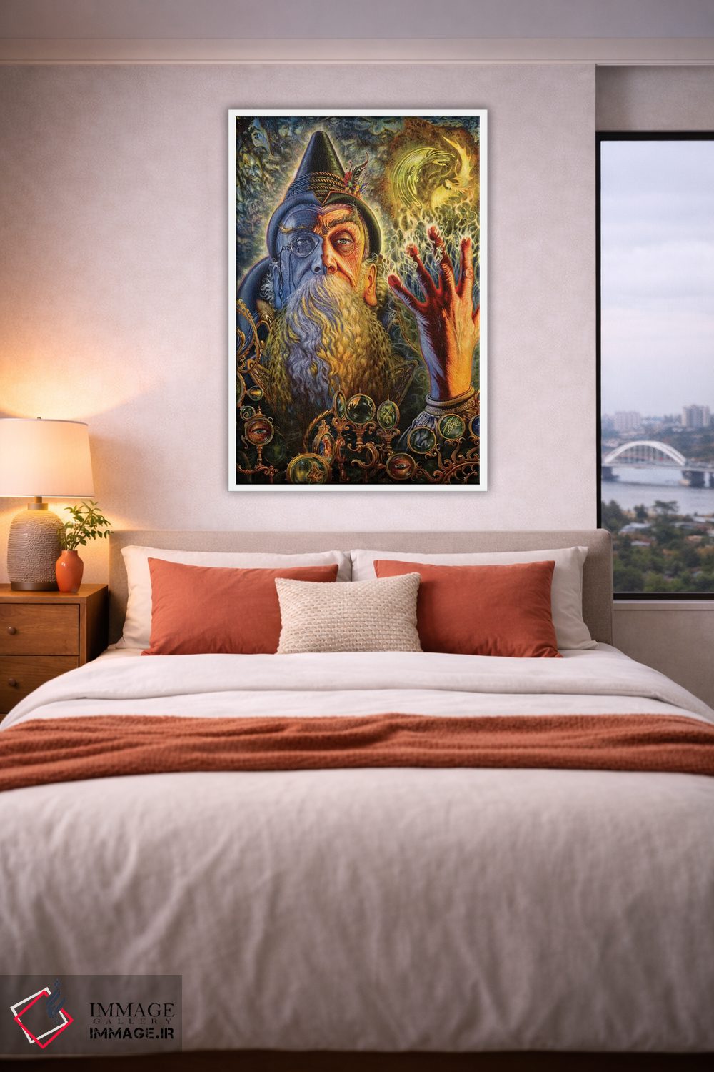 تابلو دکوراتیو غیب گو اثر مایلز پینکنی - D4W