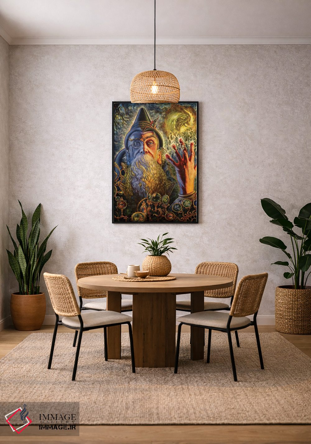 تابلو دکوراتیو غیب گو اثر مایلز پینکنی - D5B