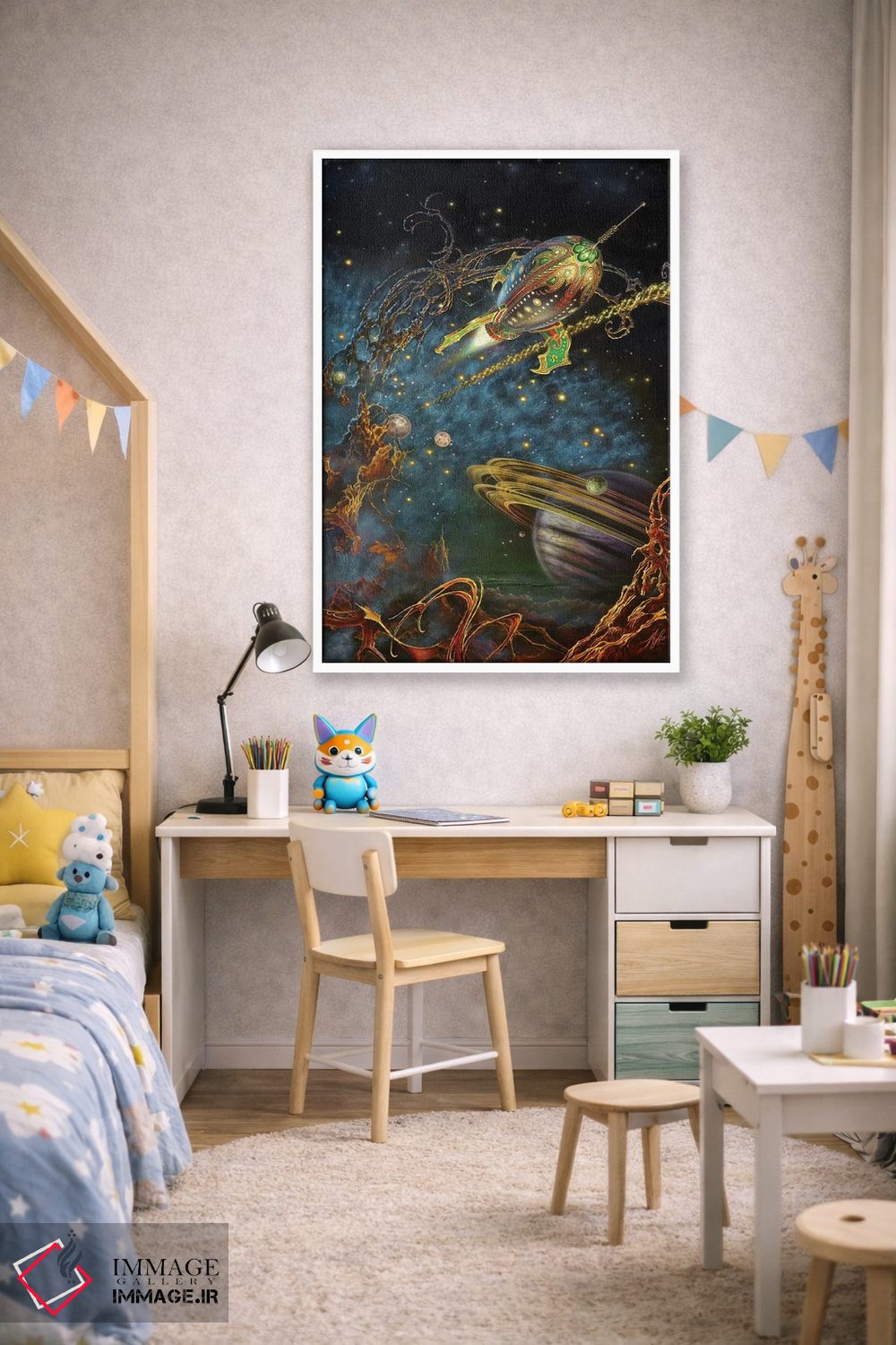 تابلو دکوراتیو طاق نما اثر مایلز پینکنی - D1W