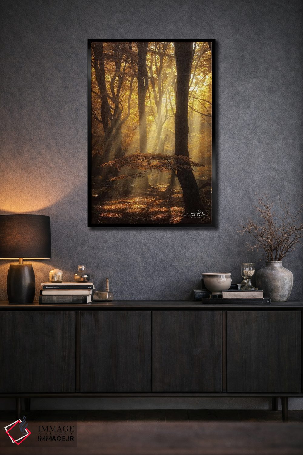 تابلو دکوراتیو چتر اثر مارتین پودت - D2B