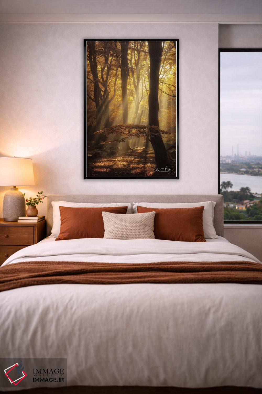 تابلو دکوراتیو چتر اثر مارتین پودت - D4B