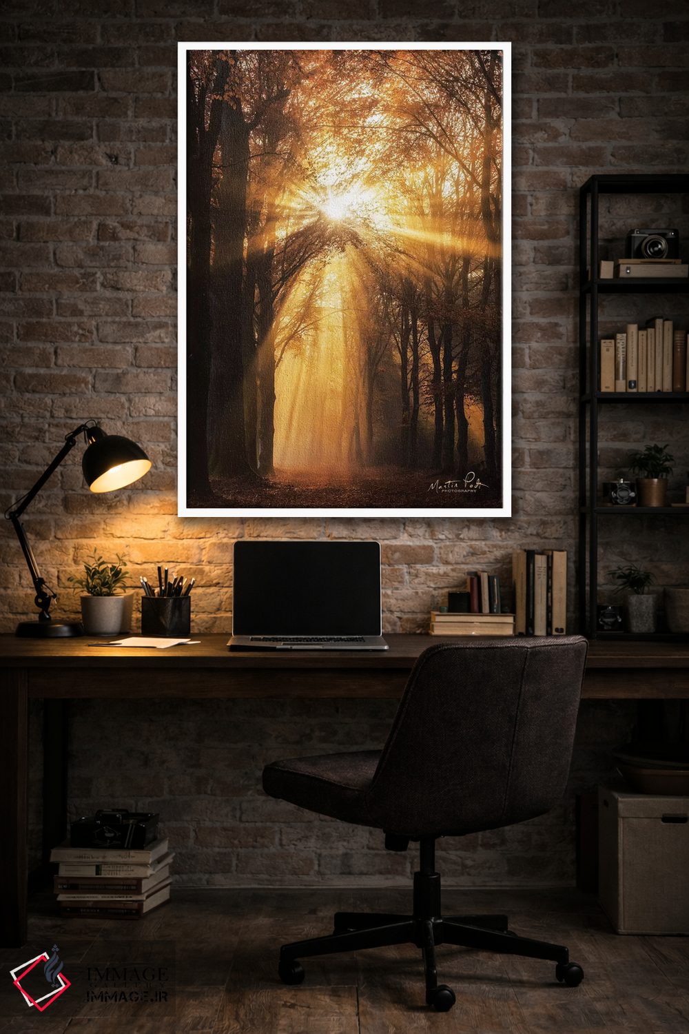 تابلو دکوراتیو پرتو خورشید اثر مارتین پودت - D4W
