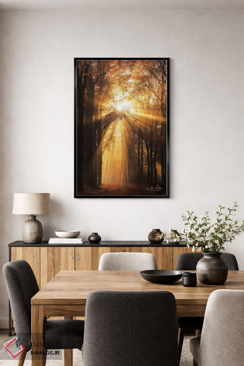 تابلو دکوراتیو پرتو خورشید اثر مارتین پودت - D5B