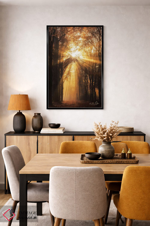 تابلو دکوراتیو پرتو خورشید اثر مارتین پودت - D6B