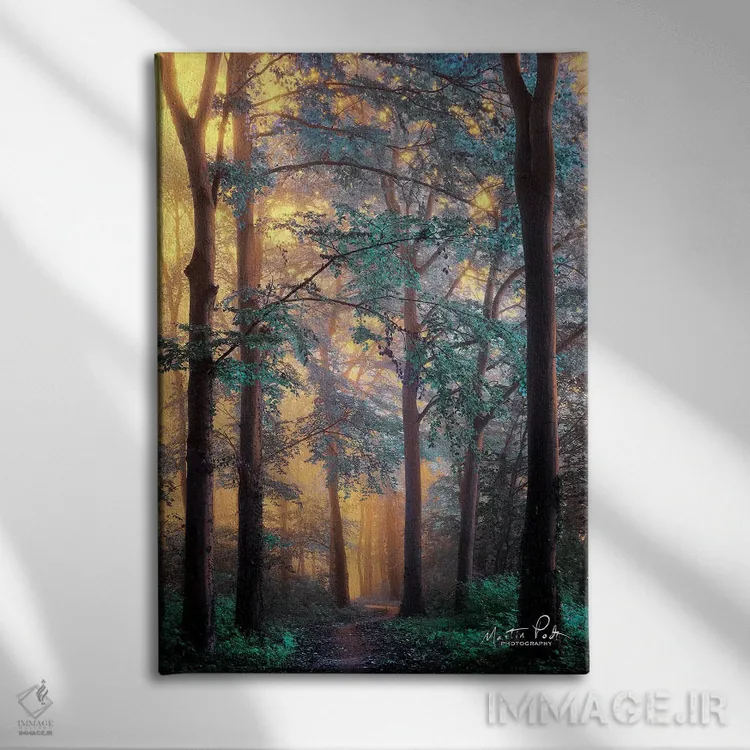 تابلو دکوراتیو سرزمین عجایب اثر مارتین پودت - نمای روبهرو روی دیوار