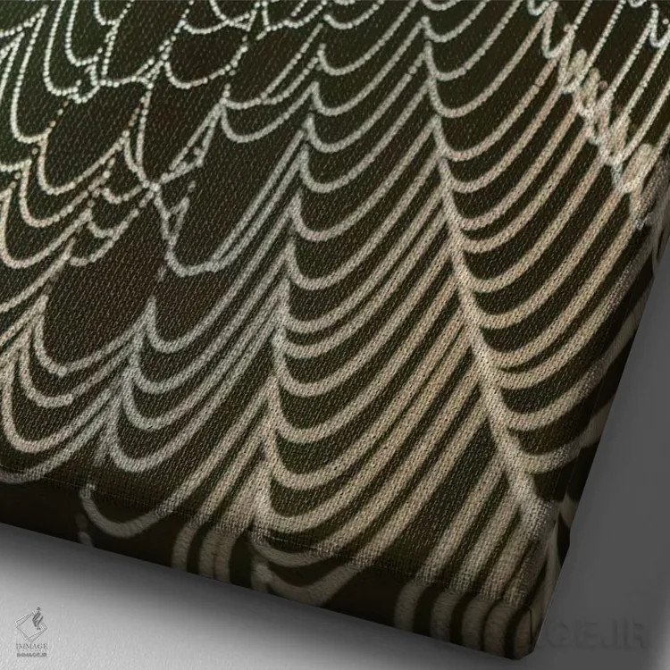 تابلو دکوراتیو Cameron Prairie National Wildlife Refuge, Louisiana,شبنم ص… اثر مارسا پرایور - نمای نزدیک بافت بوم