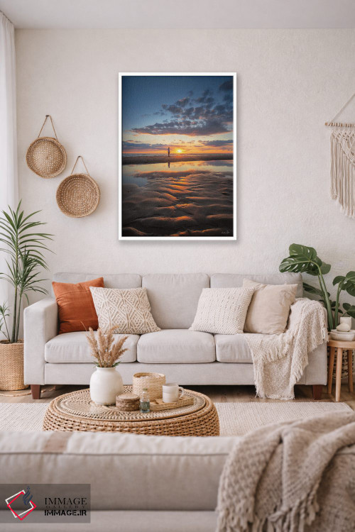 تابلو دکوراتیو غروب آرام اثر مارتین پودت - D2W