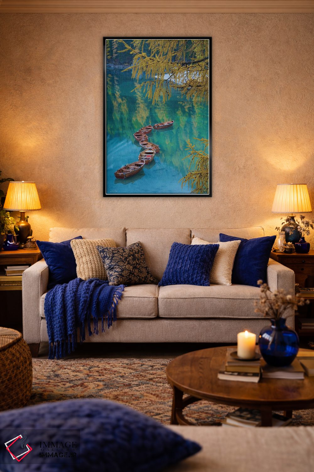 تابلو دکوراتیو منحنی S اثر مارتین پودت - D4B