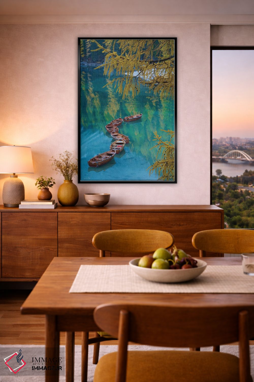 تابلو دکوراتیو منحنی S اثر مارتین پودت - D6B