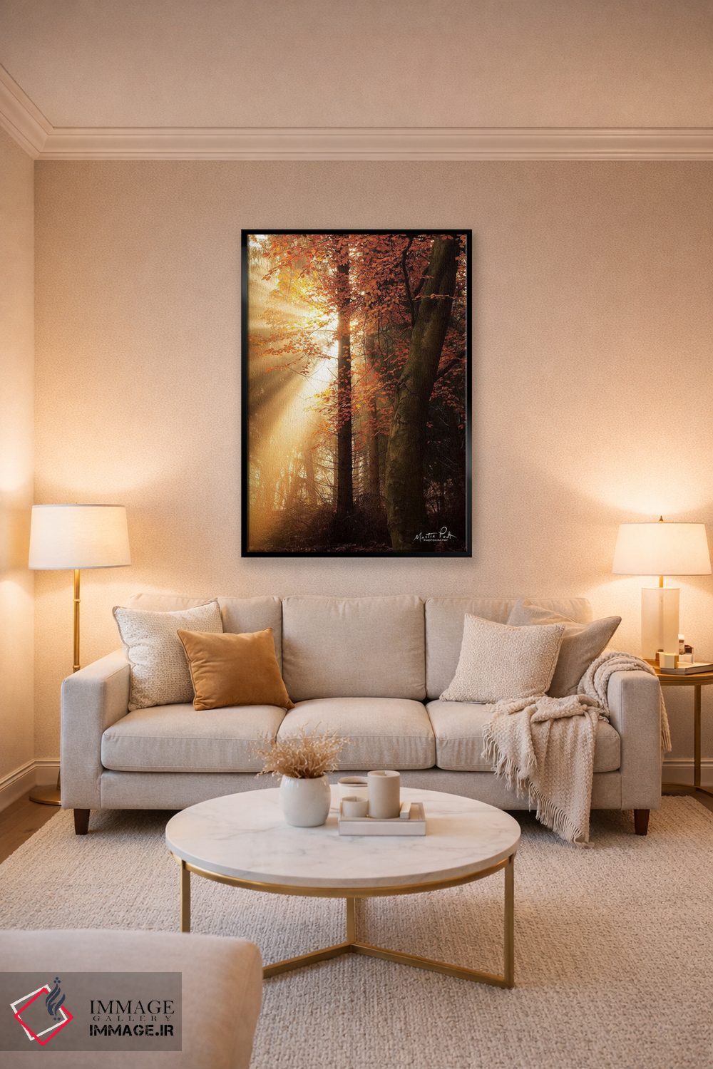 تابلو دکوراتیو بهترین های پاییز اثر مارتین پودت - D4B