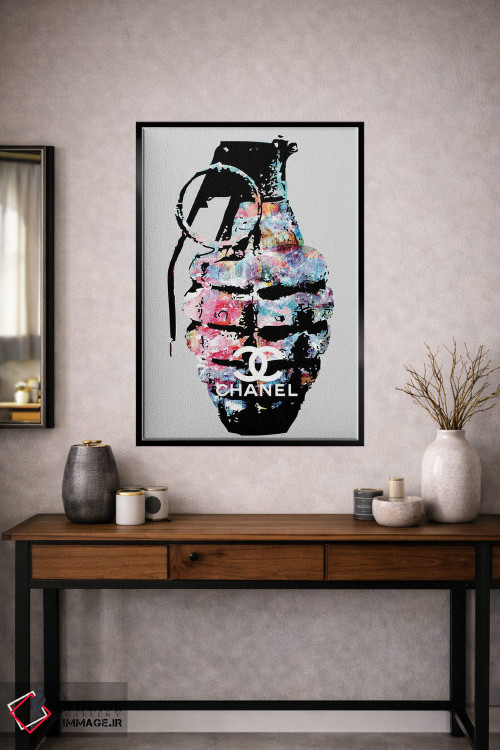 تابلو دکوراتیو نارنجک شنل اثر مورگان پاسلیه - D1B