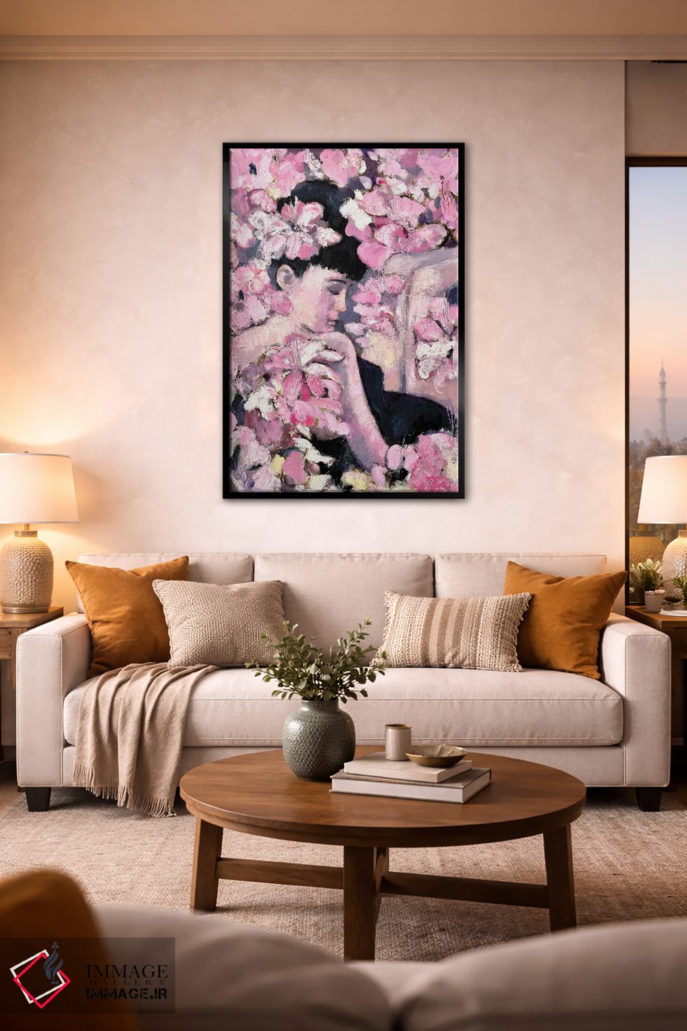 تابلو دکوراتیو در لطافت اثر مری پرت - D2B