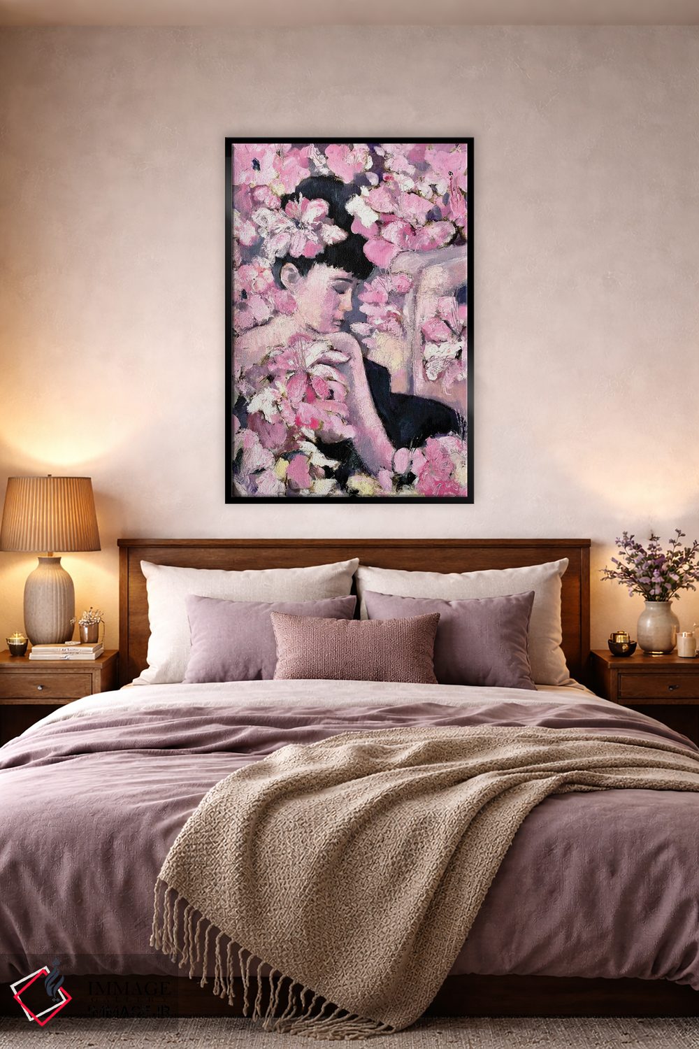 تابلو دکوراتیو در لطافت اثر مری پرت - D4B